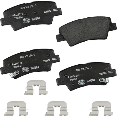 Rear Ceramic Pads by HELLA PAGID - 355036131 pa1