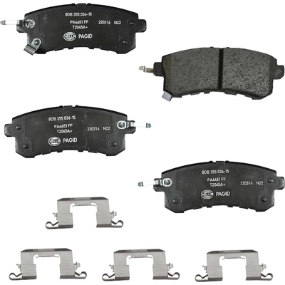 Rear Ceramic Pads by HELLA PAGID - 355036151 pa2