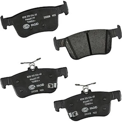 Rear Ceramic Pads by HELLA PAGID - 355036401 pa1