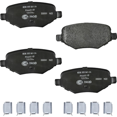 Rear Ceramic Pads by HELLA PAGID - 355041241 pa1