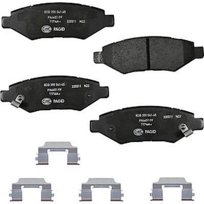Rear Ceramic Pads by HELLA PAGID - 355041451 pa1