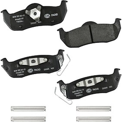 Rear Ceramic Pads by HELLA PAGID - 355041511 pa1