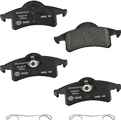 Rear Ceramic Pads by HELLA PAGID - 355041551 pa1
