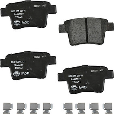 Rear Ceramic Pads by HELLA PAGID - 355041711 pa1