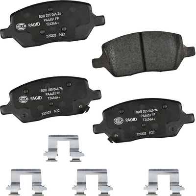Rear Ceramic Pads by HELLA PAGID - 355041741 pa1