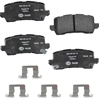 Rear Ceramic Pads by HELLA PAGID - 355041781 pa1