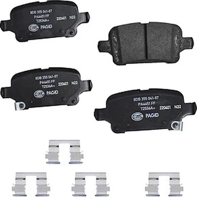 Rear Ceramic Pads by HELLA PAGID - 355041871 pa1