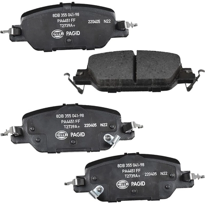 Rear Ceramic Pads by HELLA PAGID - 355041981 pa1