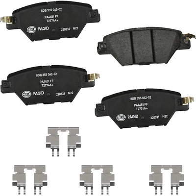 Rear Ceramic Pads by HELLA PAGID - 355042021 pa1