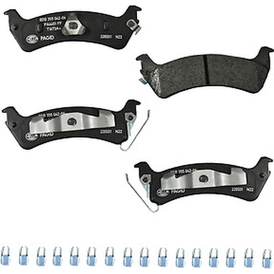 Rear Ceramic Pads by HELLA PAGID - 355042061 pa1