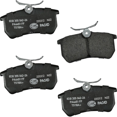 Rear Ceramic Pads by HELLA PAGID - 355042261 pa1