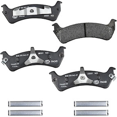 Rear Ceramic Pads by HELLA PAGID - 355042271 pa1