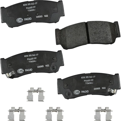 Rear Ceramic Pads by HELLA PAGID - 355042371 pa1