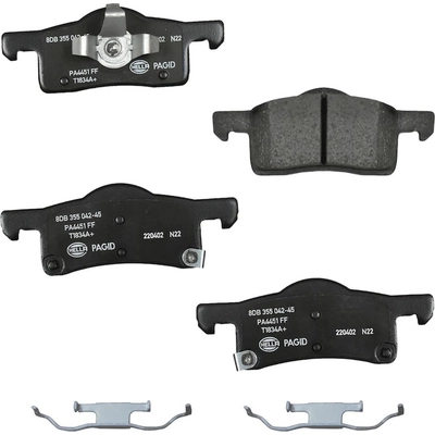 Rear Ceramic Pads by HELLA PAGID - 355042451 pa1