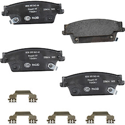 Rear Ceramic Pads by HELLA PAGID - 355042461 pa1