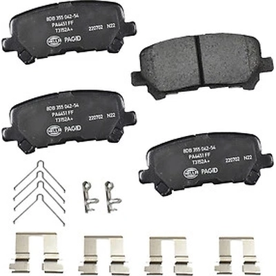 Rear Ceramic Pads by HELLA PAGID - 355042541 pa1