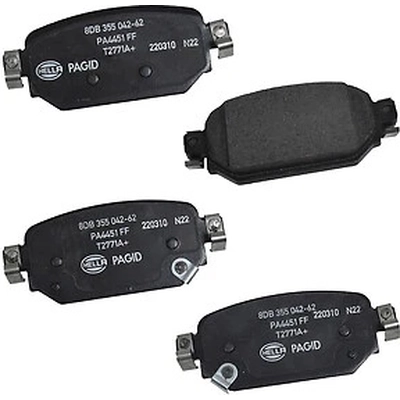 Rear Ceramic Pads by HELLA PAGID - 355042621 pa1