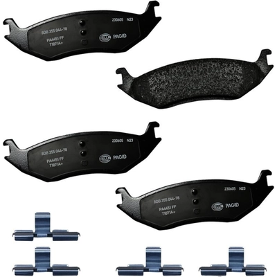 Rear Ceramic Pads by HELLA PAGID - 355044781 pa1
