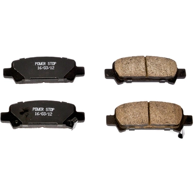 Rear Ceramic Pads by POWER STOP - 16-770 pa14