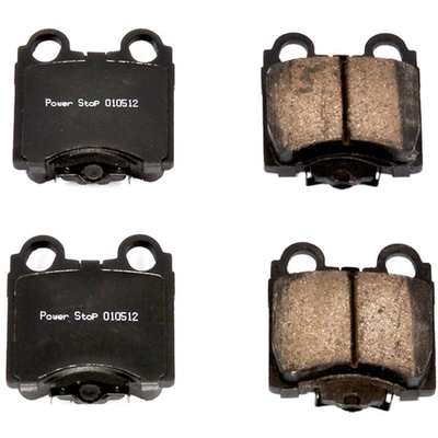 Rear Ceramic Pads by POWER STOP - 16-771 pa10