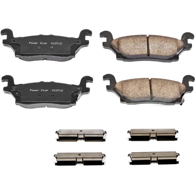 Rear Ceramic Pads by POWER STOP - 17-1120 pa14