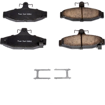 Rear Ceramic Pads by POWER STOP - 17-413 pa18