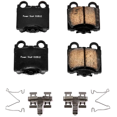Rear Ceramic Pads by POWER STOP - 17-771 pa7