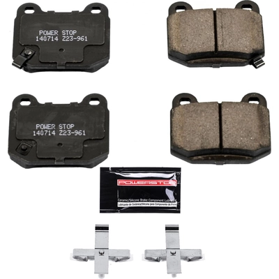 Rear Ceramic Pads by POWER STOP - Z23-961 pa1