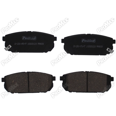 Rear Ceramic Pads by PROMAX - 10-1261 pa1