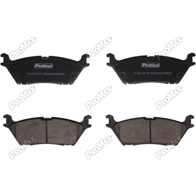 Rear Ceramic Pads by PROMAX - 10-1790 pa2