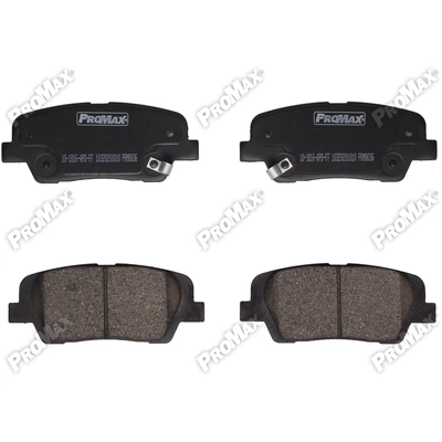 Rear Ceramic Pads by PROMAX - 10-1816 pa1
