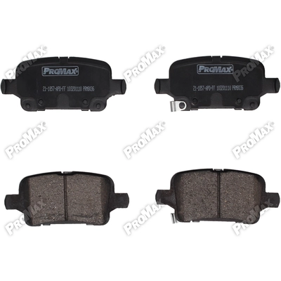 Rear Ceramic Pads by PROMAX - 10-1857 pa2