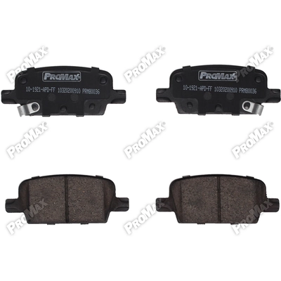 Rear Ceramic Pads by PROMAX - 10-1921 pa1