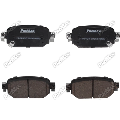 Rear Ceramic Pads by PROMAX - 10-2042 pa2