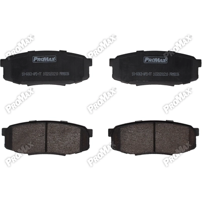 Rear Ceramic Pads by PROMAX - 10-2256 pa1