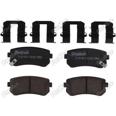 Rear Ceramic Pads by PROMAX - 21-1157 pa1