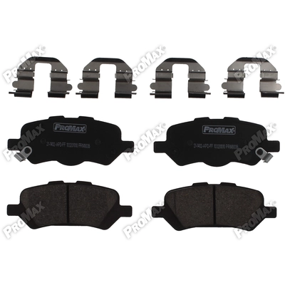 Rear Ceramic Pads by PROMAX - 21-1402 pa2