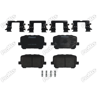 Rear Ceramic Pads by PROMAX - 21-1766 pa2