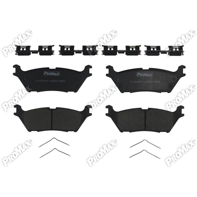Rear Ceramic Pads by PROMAX - 21-2383 pa2