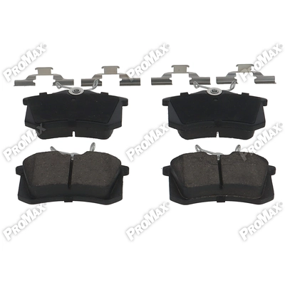 Rear Ceramic Pads by PROMAX - 57-340A pa2