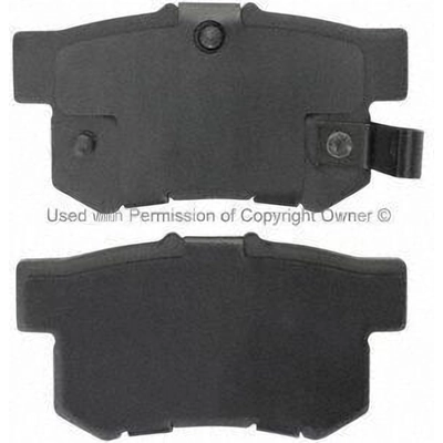 Rear Ceramic Pads by QUALITY-BUILT - 1000-0537C pa2