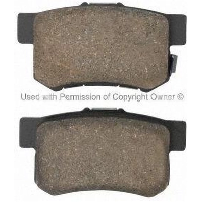 Rear Ceramic Pads by QUALITY-BUILT - 1000-0537C pa3