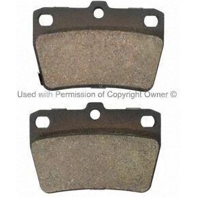 Rear Ceramic Pads by QUALITY-BUILT - 1000-1051C pa3