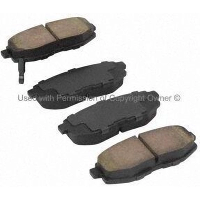 Rear Ceramic Pads by QUALITY-BUILT - 1000-1124C pa1