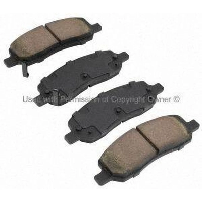 Rear Ceramic Pads by QUALITY-BUILT - 1000-1172C pa1