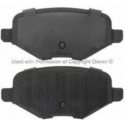 Rear Ceramic Pads by QUALITY-BUILT - 1000-1377C pa2
