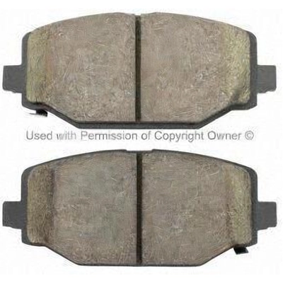 Rear Ceramic Pads by QUALITY-BUILT - 1000-1596C pa3