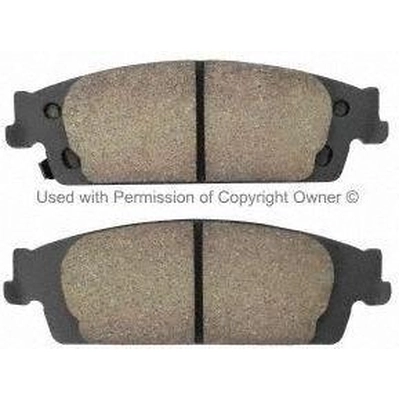 Rear Ceramic Pads by QUALITY-BUILT - 1000-1707C pa3