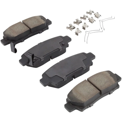 QUALITY-BUILT - 1001-0672C - Rear Disc Brake Pad Set pa6