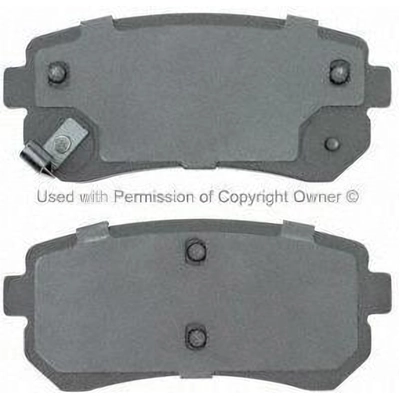 Rear Ceramic Pads by QUALITY-BUILT - 1001-1157C pa3